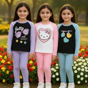 যে কোন কালারের ০২ টি-শার্ট ও  ম্যাসিং লেগিংস এর কম্ব (ফুল/হাফ হাতা)