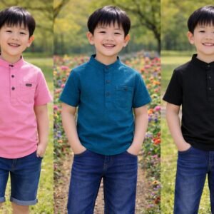 তিন কালারের তিনটি কাতুয়ার কম্ব (হাফ হাতা)